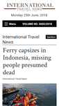 Mobile Screenshot of internationaltravelnews.com